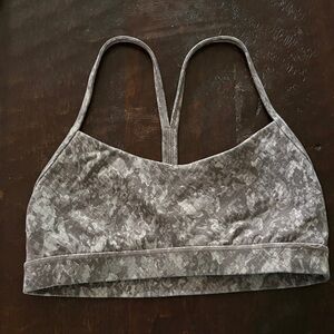 lululemon size 4 Gray Printed Racerback sports bra